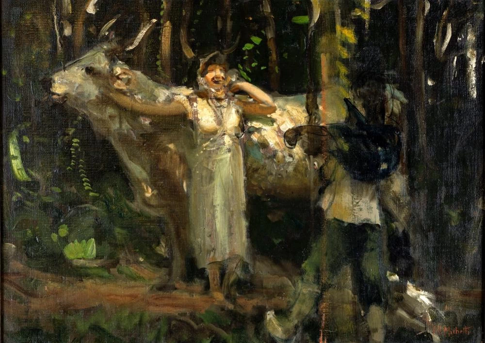 Francesco Paolo Michetti - Incontro nel bosco